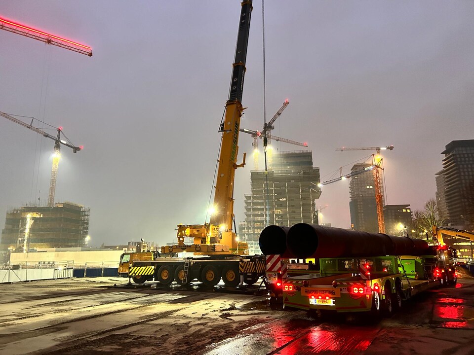 Twee nieuwe woontorens met beperkte werkruimte én spanningswater